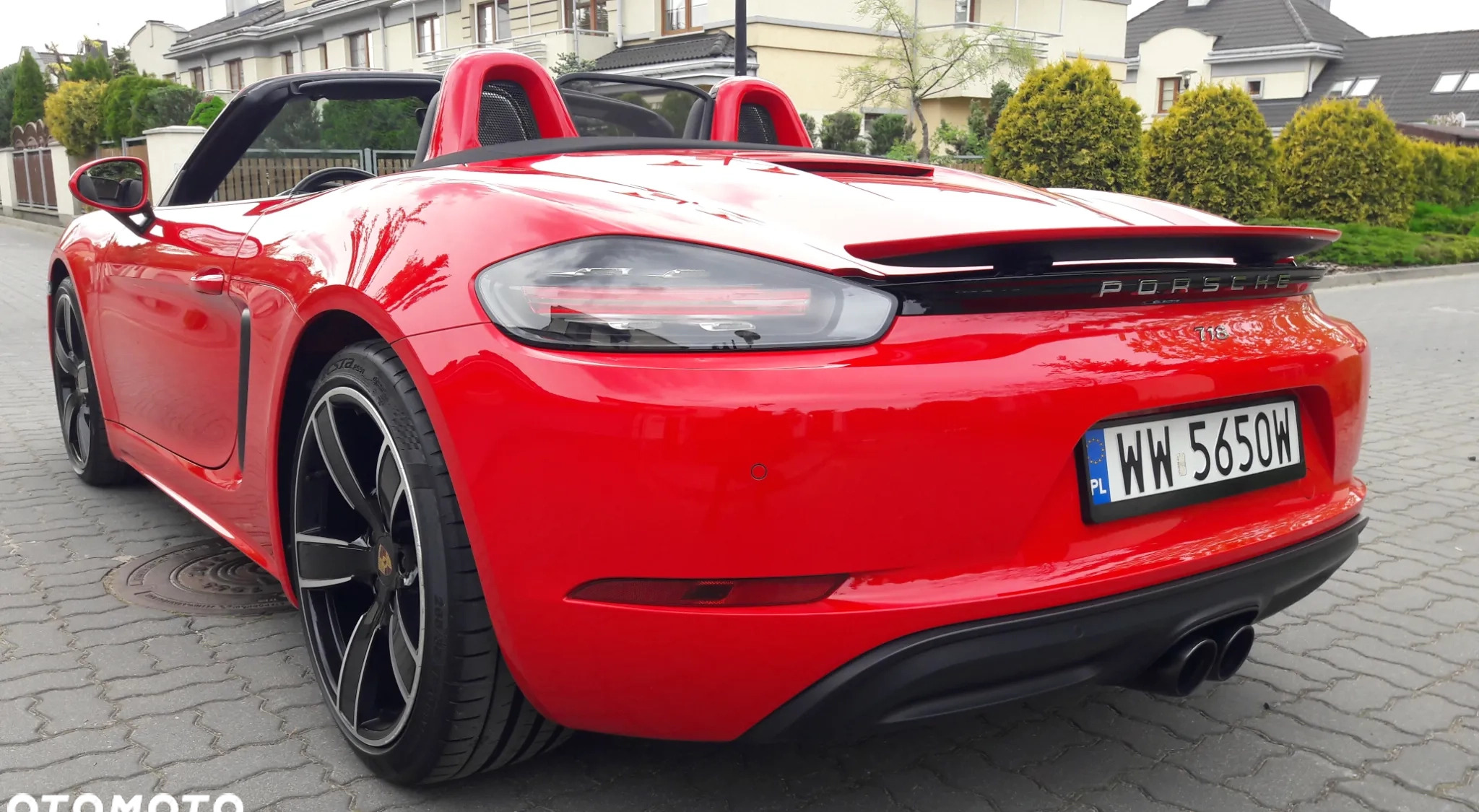 Porsche 718 Boxster cena 265000 przebieg: 58000, rok produkcji 2017 z Warszawa małe 529